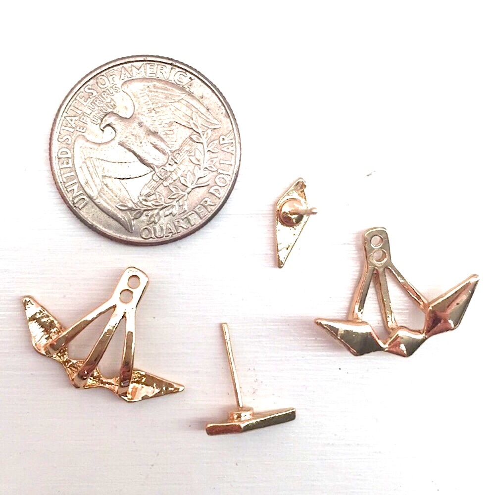 ⚜️𝟯𝟬%𝗢𝗙𝗙 𝗯𝘂𝗻𝗱𝗹𝗲𝘀 𝟯+⚜️ NEW Unique Shape Geometric Jacket Earrings - Picture 11 of 13